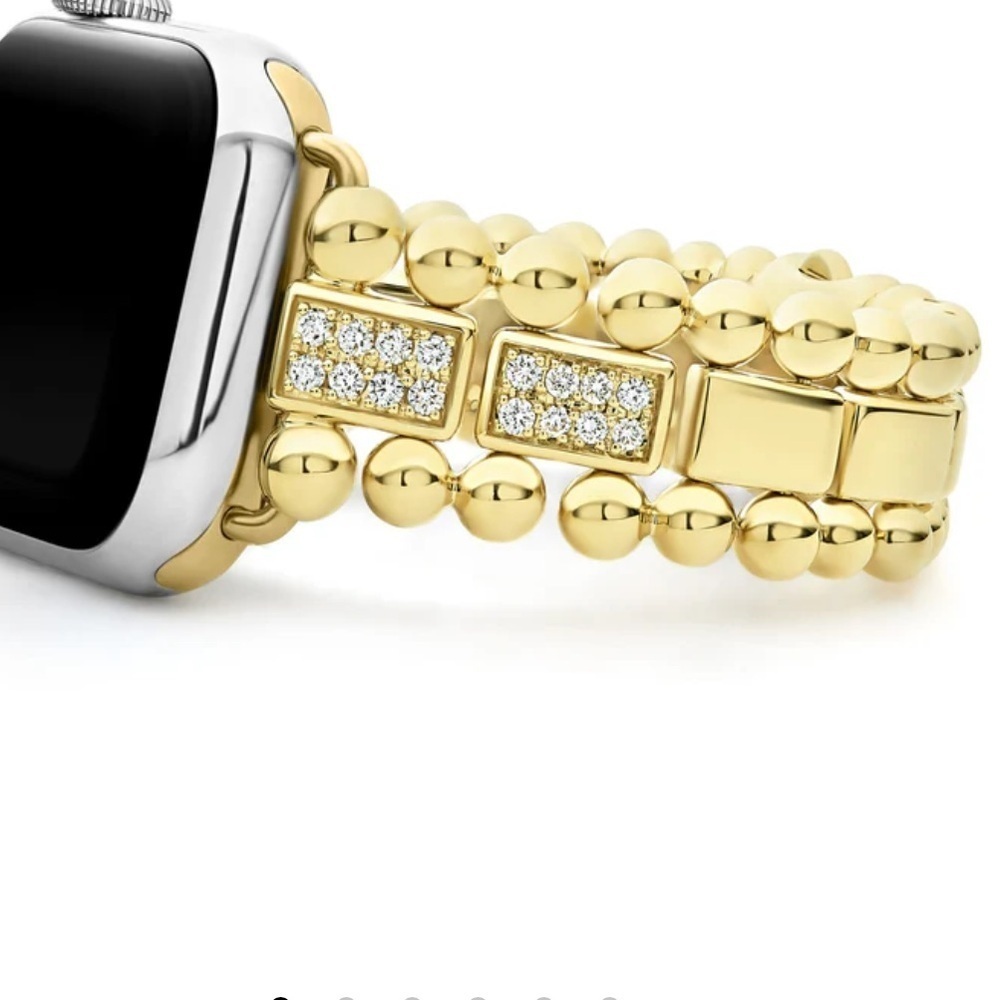 Luxurious Gold and Silver Women's Watch Band